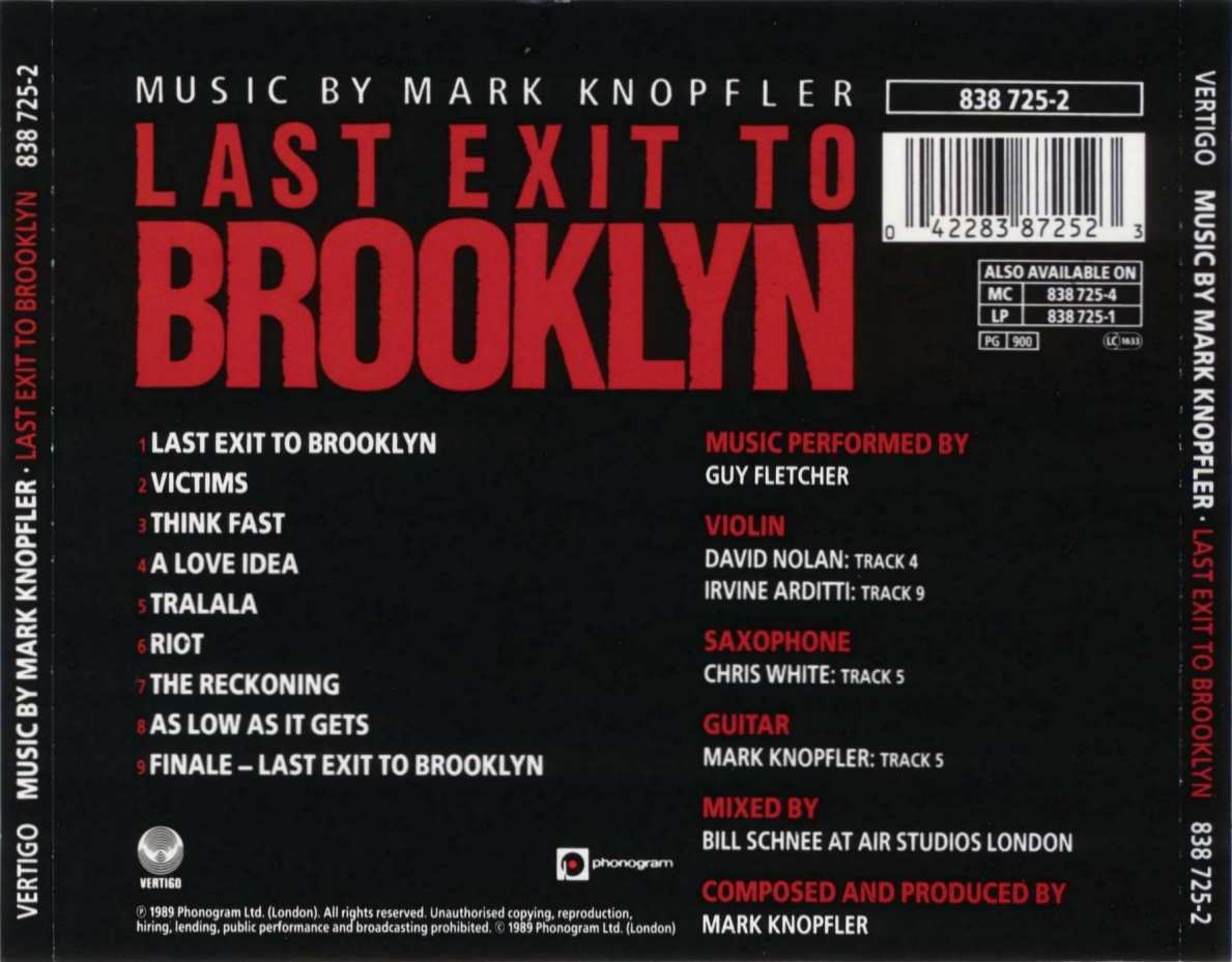 Last exit to brooklyn modern. Last exit to Brooklyn. Mark Knopfler 1984 - Comfort and Joy. Last exit to Brooklyn Modern talking. Mark Knopfler mp3 диск купить.